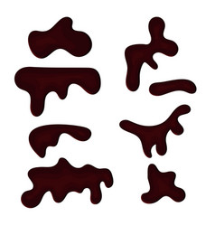 Set Of Spreadable Melting Chocolate Spots