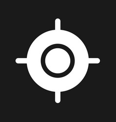 Target Dark Mode Glyph Ui Icon