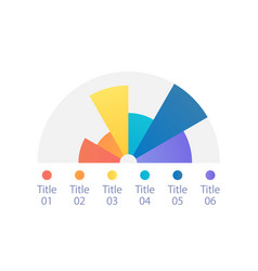 Half Pie Infographic Chart Design Template