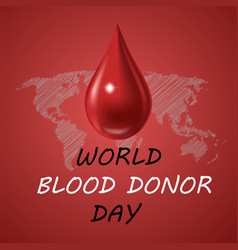 World Blood Donor Day June 14th Back