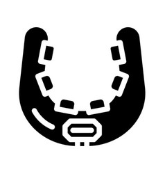 Neck Ems Training Glyph Icon