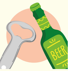 Beer Bottle And Opener