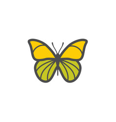 Butterfly Colorful Icon Nature Simple