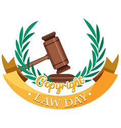 Copyright Law Day Banner Design