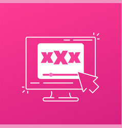 Xxx Video Content Icon