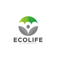 Eco Life Insurance Logo Designs For Medical And