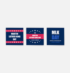 Martin Luther King Day Celebrate Cards Set