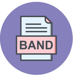 Band File Document Icon