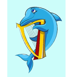 Dolphin Harpist