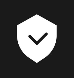 Cyber Security Dark Mode Glyph Ui Icon