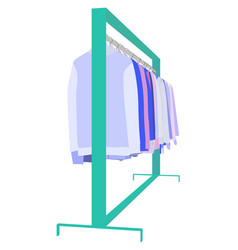 Hanger With Lots Of Clothes In Trendy Colors