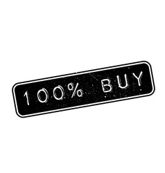 100 Percent Buy Rubber Stamp