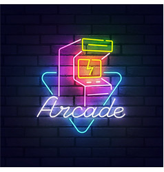 Arcade Game Neon Sign Bright Signboard Light