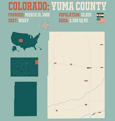 Map Yuma County In Colorado