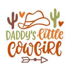 Daddys Little Cowgirl Fathers Day Gift Card