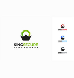 King Security Logo Designs Concept Security