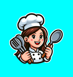 Smile Female Chef