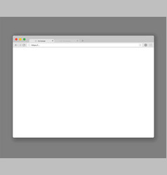 Browser Mockup Web Window Screen Internet Empty