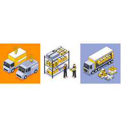 Isometric Logistics Design Concept