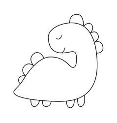 Hand Drawn Cute Baby Dinosaur