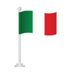 Italy Flag National Flag On Pole