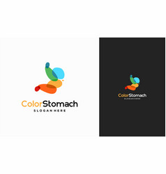 Stomach Logo Designs Colorful Stomach Logo