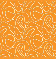 Abstract White Swirl Lines Seamless Pattern