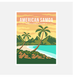 American Samoa National Park Poster