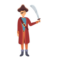 Pirate Costume Icon Cartoon Kid Costume