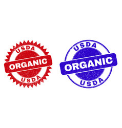 Usda Organic Rounded And Rosette Seals