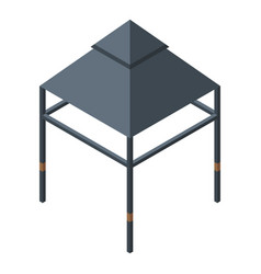 Gazebo Icon Isometric Style