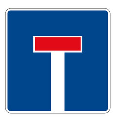 357 Dead End Road Sign In Germany