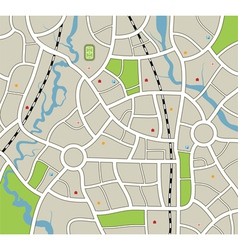 Street map Royalty Free Vector Image - VectorStock