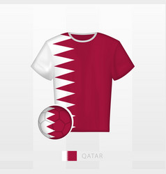 Football Uniform Of National Team Qatar