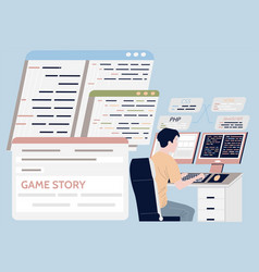 Game Development People Programming Software