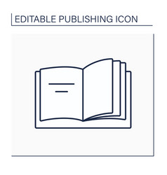 Inside Front Cover Line Icon