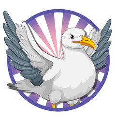 Seagull Cartoon Comic Icon