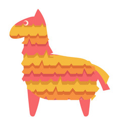 Horse Pinata Icon Cartoon Mexican Party