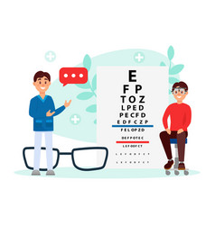 Ophthalmologist Doctor Checking Eyesight