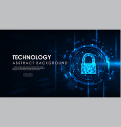 Abstract Technology Background Cyber Security