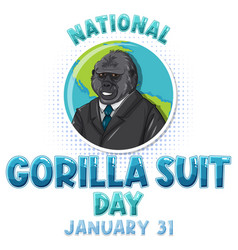 National Gorilla Suit Day Banner