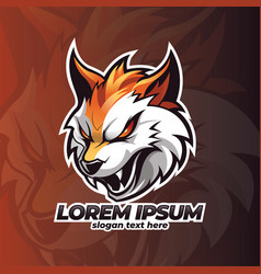 Wolf Logo Design Wolves Cat Esport