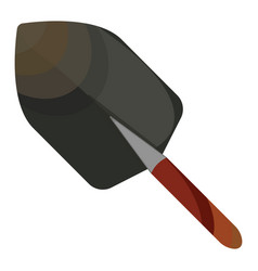 Small Hand Shovel On A White Background