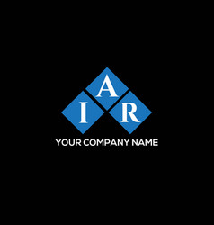 Iar Letter Logo Design On Black Background