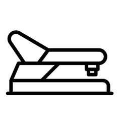 Retro Hole Punch Icon Outline Style