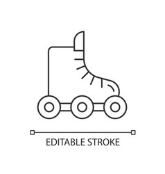 Rollerskate Linear Icon