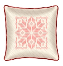 Christmas Embroidered Pillow