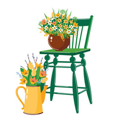 Flowers Chair Vase