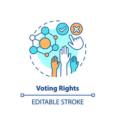 Voting Rights Concept Icon