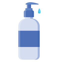 Blue Handwash On A White Background